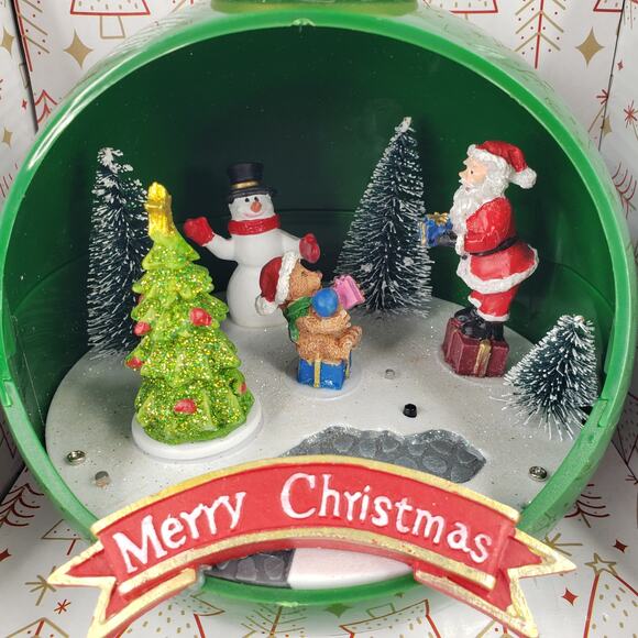 Musical Christmas Table Decor Ornament Jingle Bells Music Lights SEE VIDEO - Picture 3 of 8